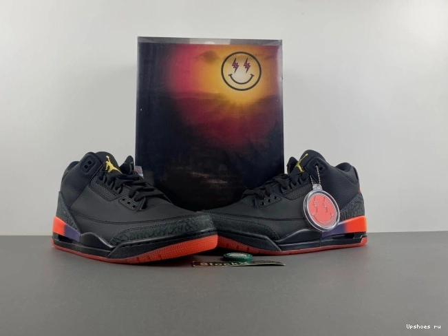 Rio Balvin Retro Jordan 3  FN0344-001 J  1020
